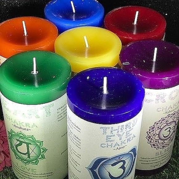 Other - Crystal Journey Chakra Candles set of one of each